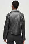 Metallic Faux leather Biker jacket