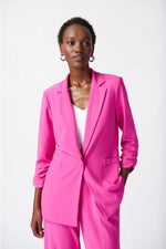 Blazer with Shirred Sleeves