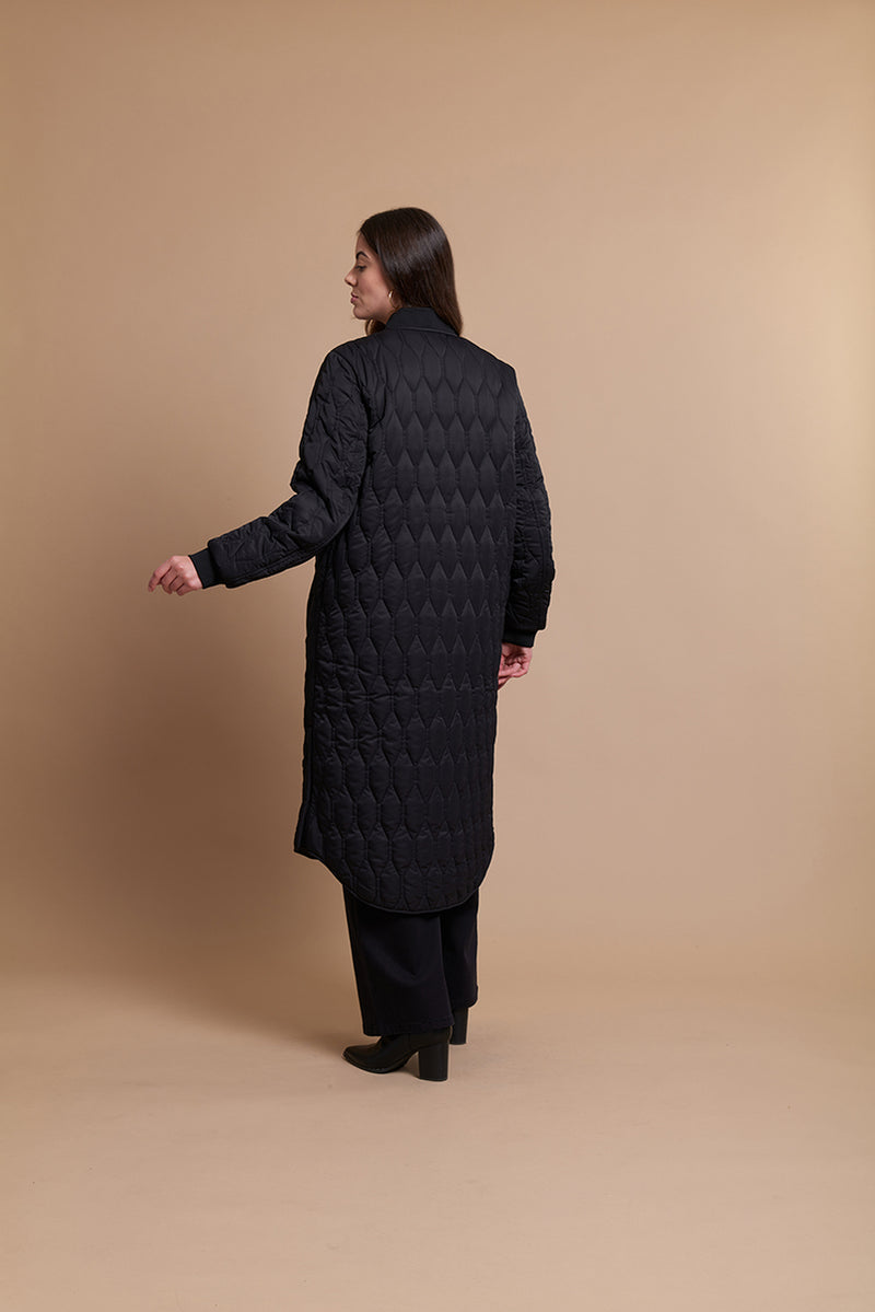 Quilted Snap Coat