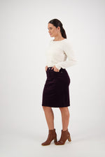 Pinwale Cord Skirt