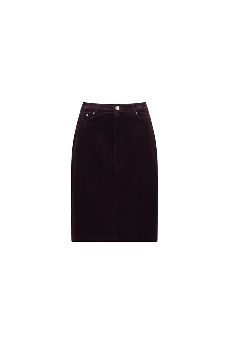 Pinwale Cord Skirt