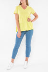 V-Neck Tiered Tee
