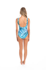Delray Mesh High Neck One Piece Swimsuit